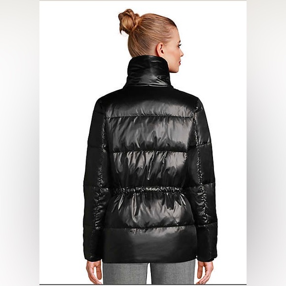 Lands’ End Women's Black Down Puffer Jacket - Picture 6 of 7